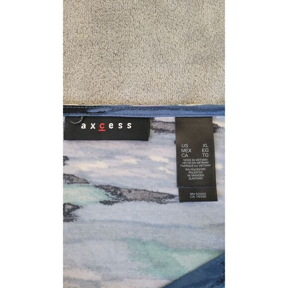 Axcess Blue Cowl Neck Sleeveless Dress - Picture 3 of 3